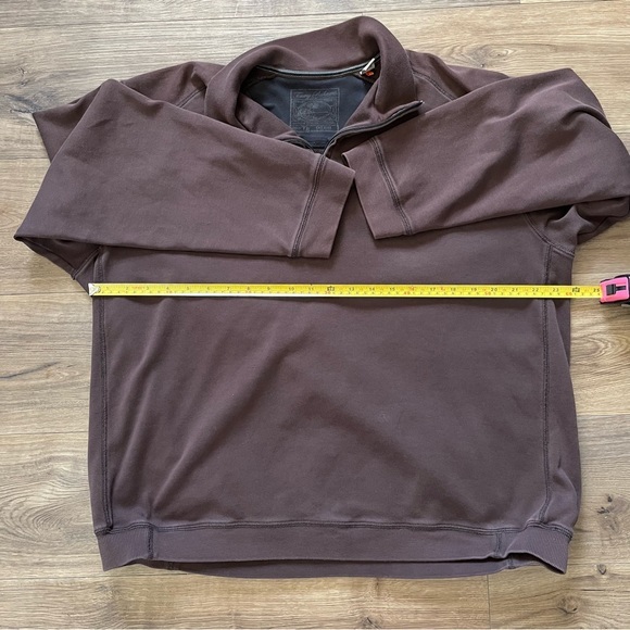 Tommy Bahama‎ Quarter Zip Sweater Brown Mens XL - Picture 5 of 7